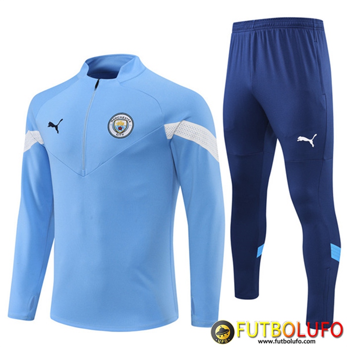 adolescente biología Muñeco de peluche Imitaciones Chandal Equipos De Futbol Manchester City Azul 2022/2023