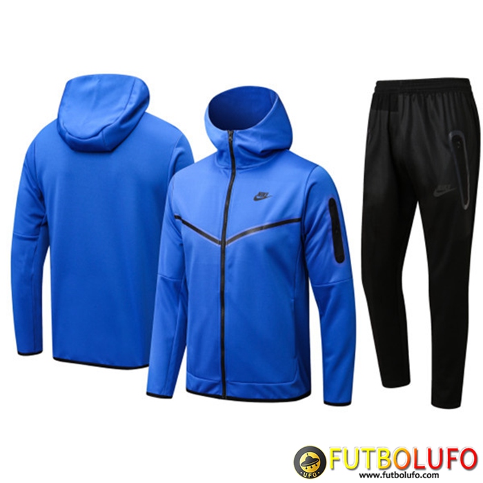Chaqueta Con Capucha Chandal NIKE Azul 2022/2023