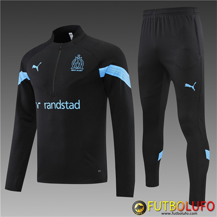Chandal Equipos De Futbol Marsella Ninos Negro 2022/2023