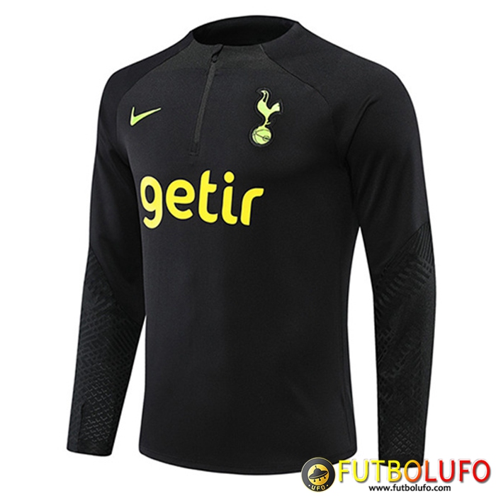 Sudadera De Entrenamiento Tottenham Hotspurs Negro 2022/2023