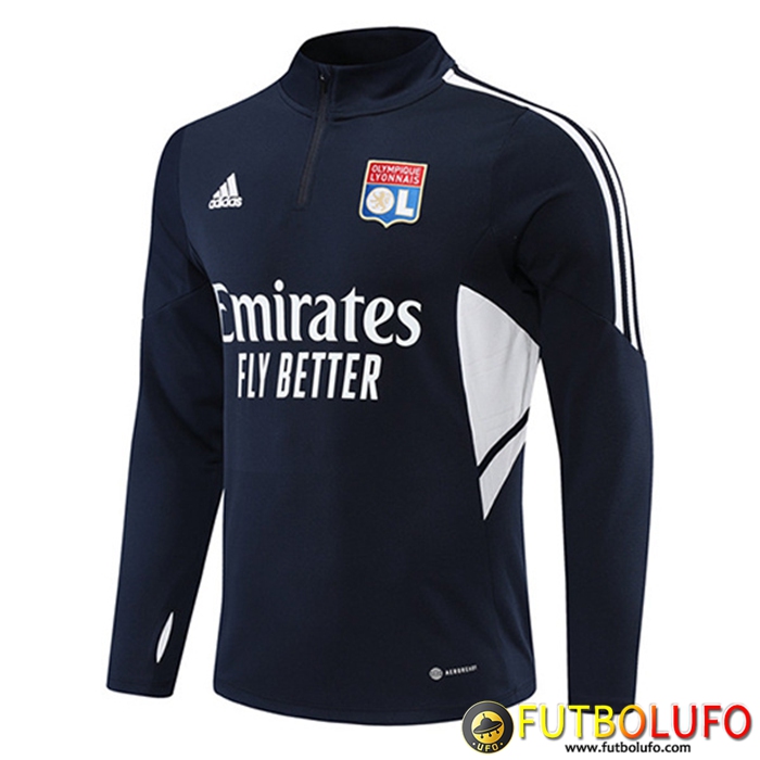 Sudadera De Entrenamiento Lyon Azul marino 2022/2023