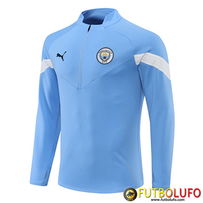 Sudadera De Entrenamiento Manchester City Azul 2022/2023