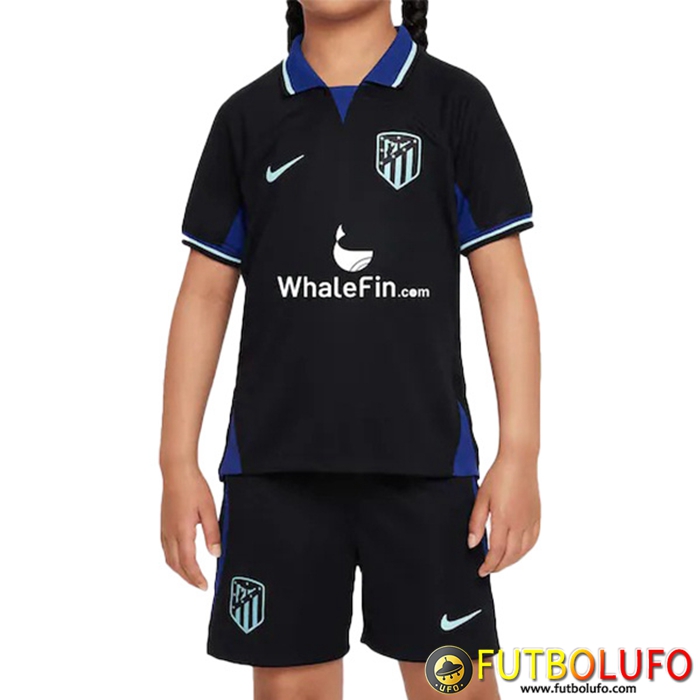 Nueva Camisetas De Futbol Atletico Madrid Ninos Segunda 2022/2023