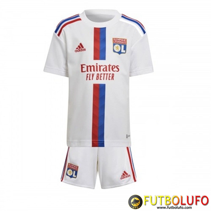 Nueva Camisetas De Futbol Lyon Ninos Primera 2022/2023