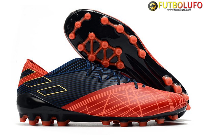 Adidas Botas De Fútbol Nemeziz 19.1 AG Rojo/Azul