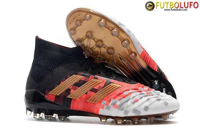 Adidas Botas De Fútbol Predator 18.1 AG Negro/Rojo/Blanco