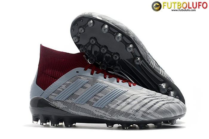 Adidas Botas De Fútbol Predator 18.1 AG Gris