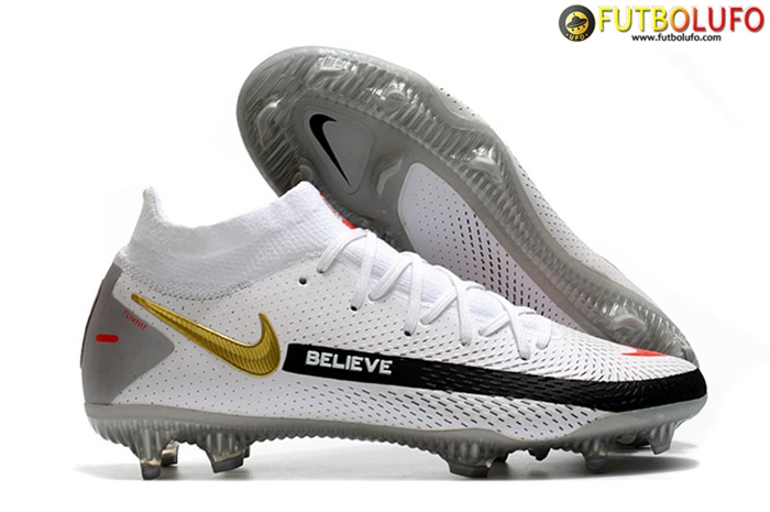 Nike Botas De Fútbol Phantom GT Elite Dynamic Fit FG Blanco
