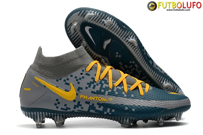 Nike Botas De Fútbol Phantom GT Elite Dynamic Fit FG Verde/Gris