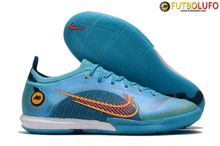 Nike Botas De Fútbol Vapor 14 Elite IC Azul Claro