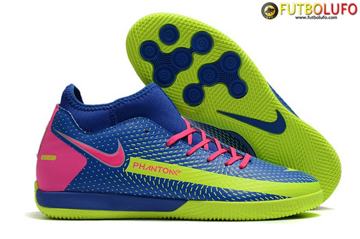 Nike Botas De Fútbol Phantom GT Academy Dynamic Fit IC Azul