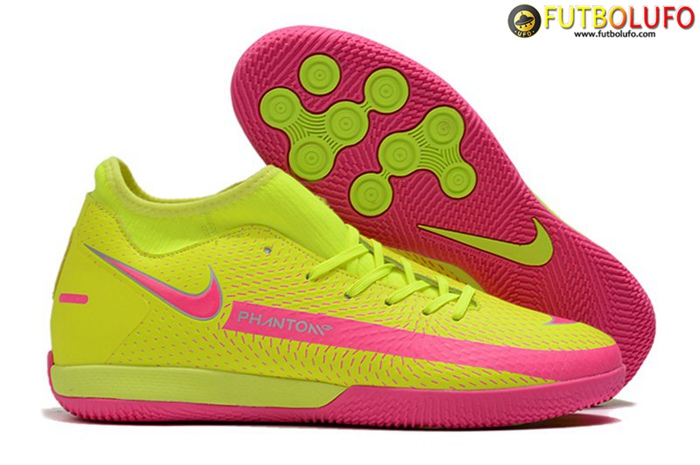 Nike Botas De Fútbol Phantom GT Academy Dynamic Fit IC Amarillo