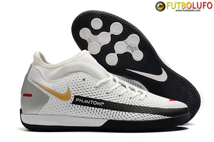Nike Botas De Fútbol Phantom GT Academy Dynamic Fit IC Blanco