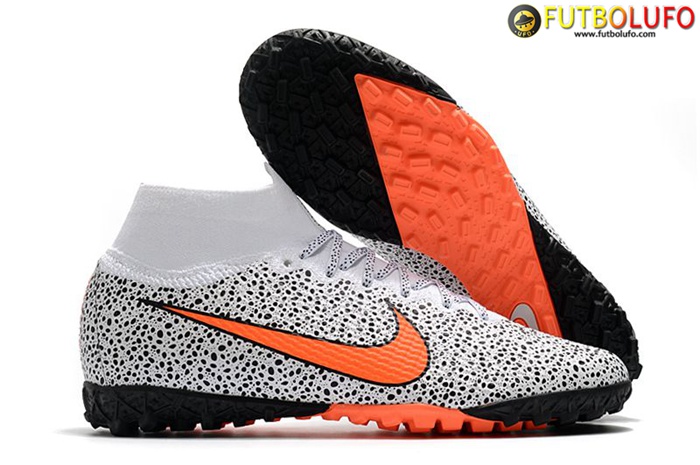 Nike Botas De Fútbol Mercurial Superfly 7 Elite MDS TF Blanco/Negro