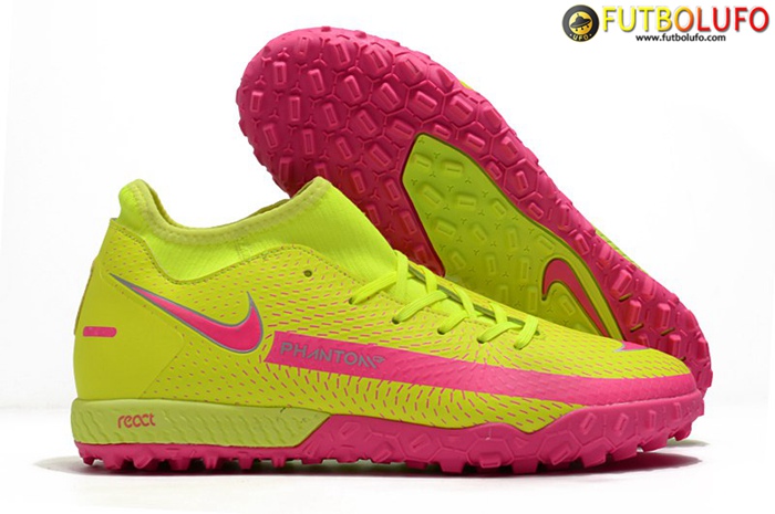 Nike Botas De Fútbol Phantom GT Academy Dynamic Fit TF Amarillo