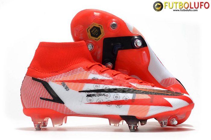 Nike Botas De Fútbol Mercurial Superfly VIII Elite SG PRO Anti Clog Rojo