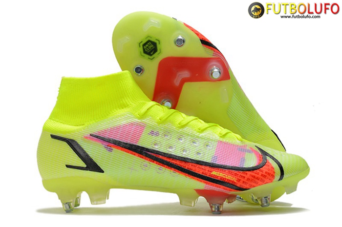 Nike Botas De Fútbol Mercurial Superfly VIII Elite SG PRO Anti Clog Amarillo