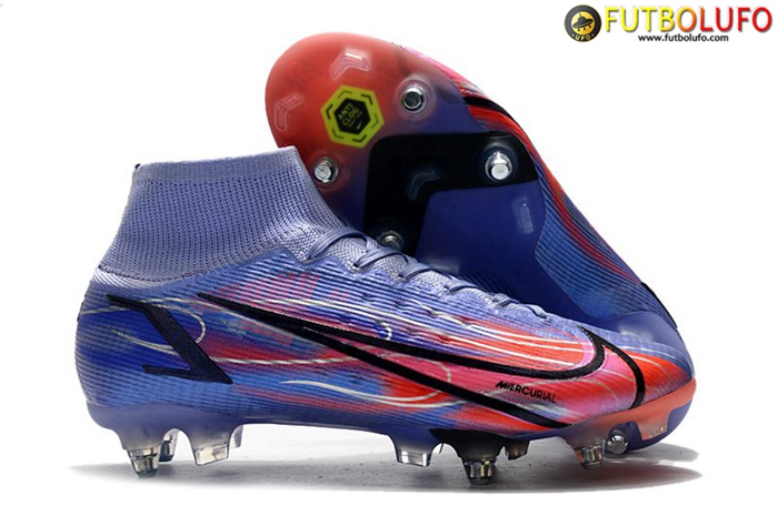 Nike Botas De Fútbol Mercurial Superfly VIII Elite SG PRO Anti Clog Violeta