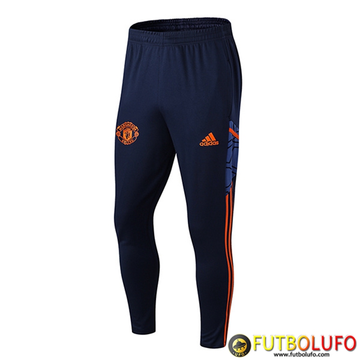 Pantalon Entrenamiento Manchester United Azul Marine 2022/2023