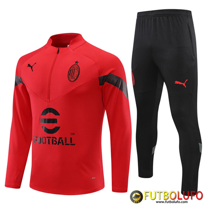 Chandal Equipos De Futbol AC Milan Rojo 2022/2023