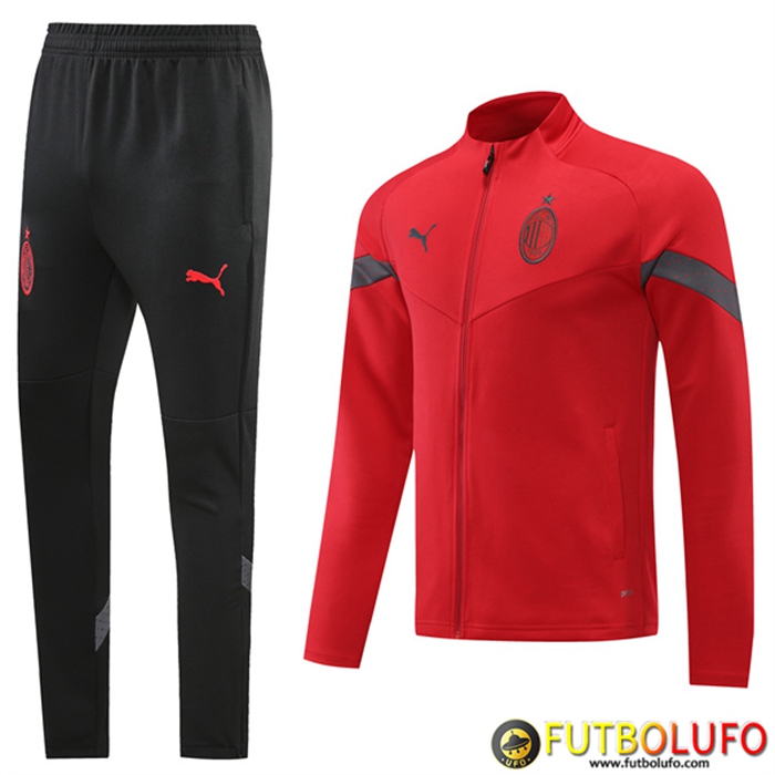 Chandal Equipos De Futbol - Chaqueta AC Milan Rojo 2022/2023
