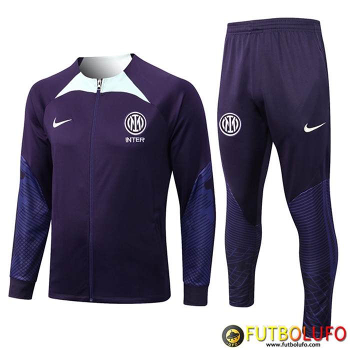 Chandal Equipos De Futbol - Chaqueta Inter Milan Violeta 2022/2023