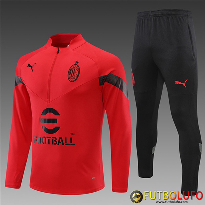 Chandal Equipos De Futbol AC Milan Ninos Rojo 2022/2023