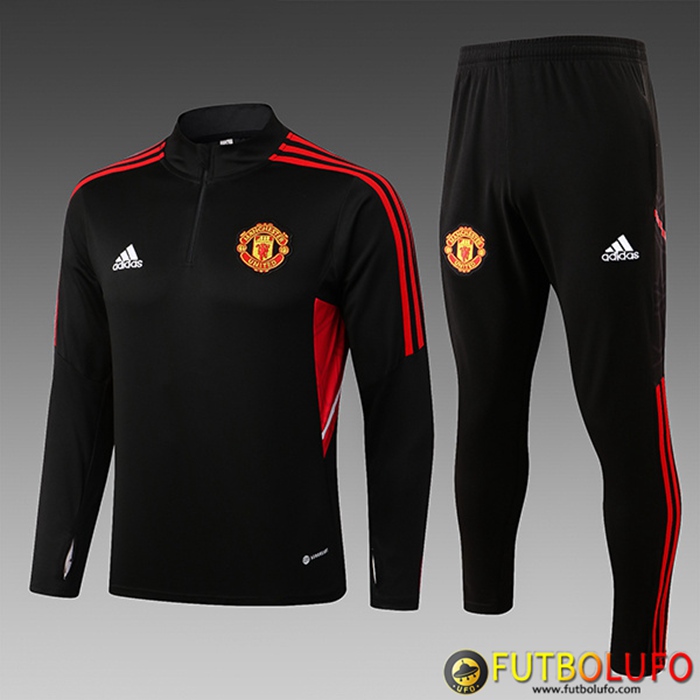 Chandal Equipos De Futbol Manchester United Ninos Negro 2022/2023