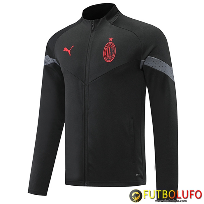 Chaquetas Futbol AC Milan Negro 2022/2023