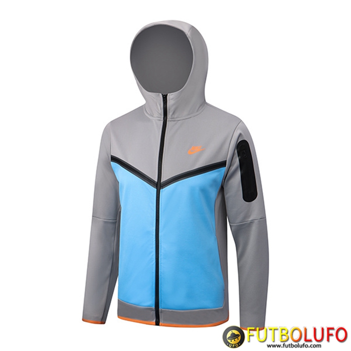 Chaqueta Con Capucha NIKE Azul/Gris 2022/2023