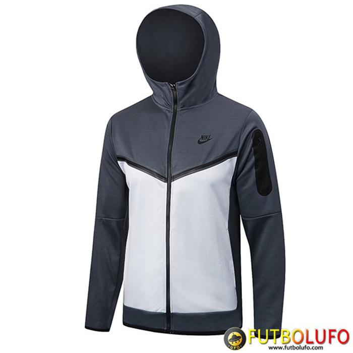 Chaqueta Con Capucha NIKE Gris/Blanco 2022/2023