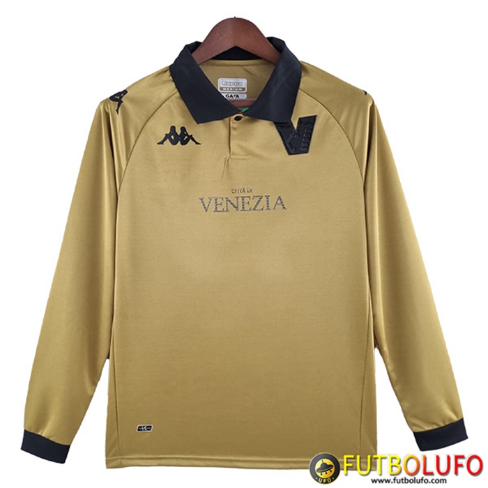 Nueva Camisetas De Futbol Venezia FC Amarillo Manga Larga 2022/2023