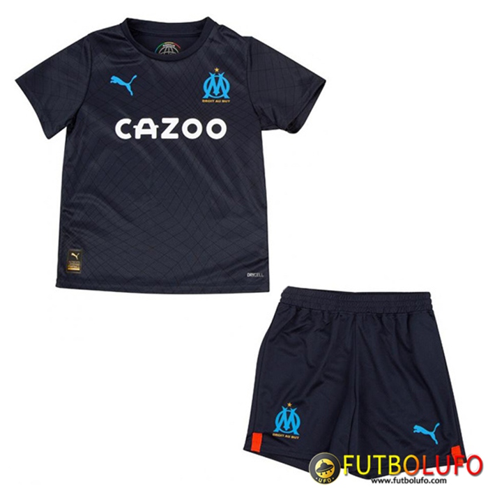Nueva Camisetas De Futbol Marsella Ninos Segunda 2022/2023