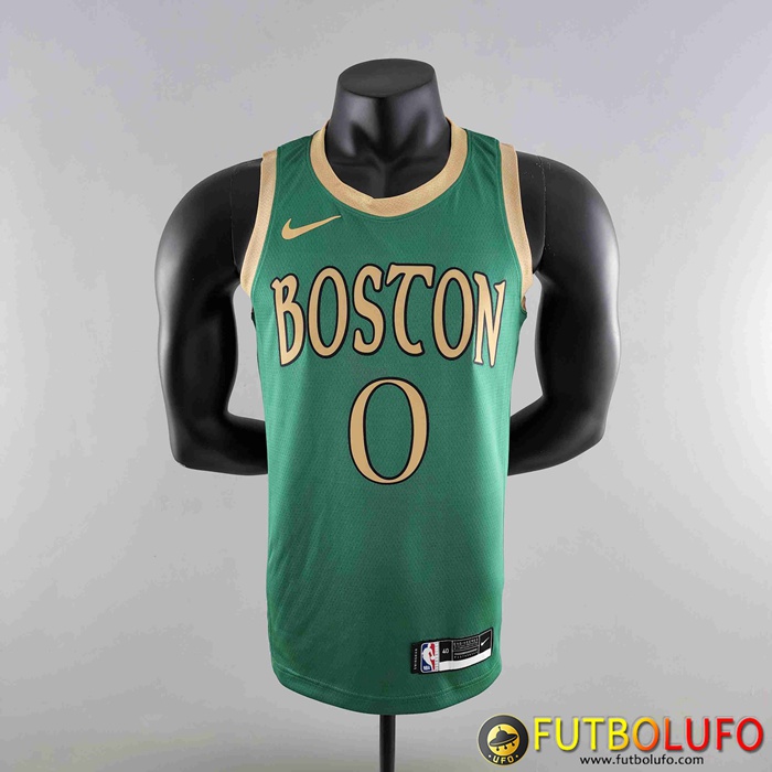 Camisetas Boston Celtics (TATUM #0) 2020 Verde City Edition