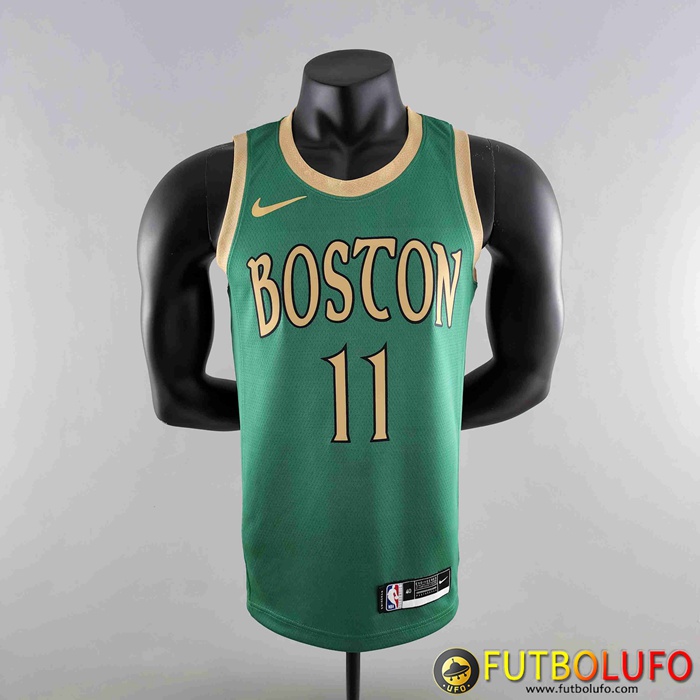 Camisetas Boston Celtics (IRVING #11) 2020 Verde City Edition