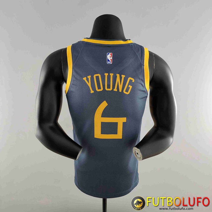 Numeros Camisetas Golden State (YOUNG #6) 2018 Gris