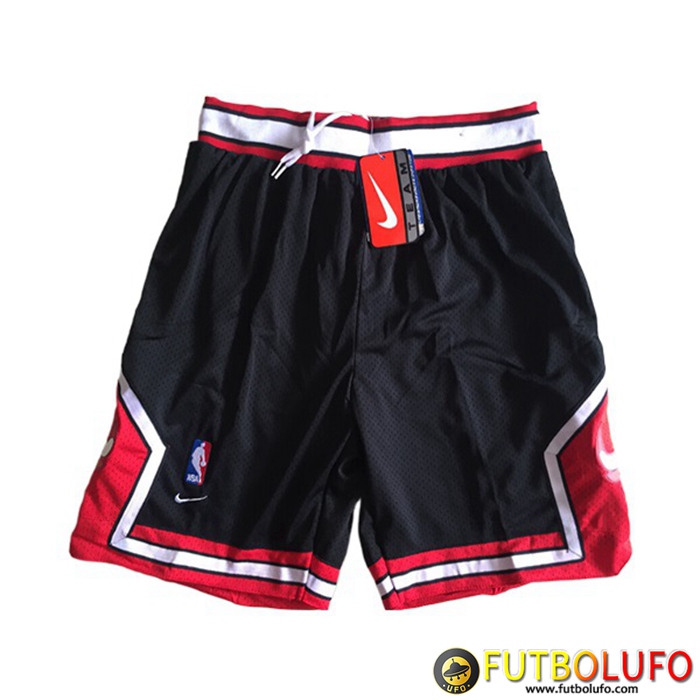 Cortos NBA Chicago Bulls Negro