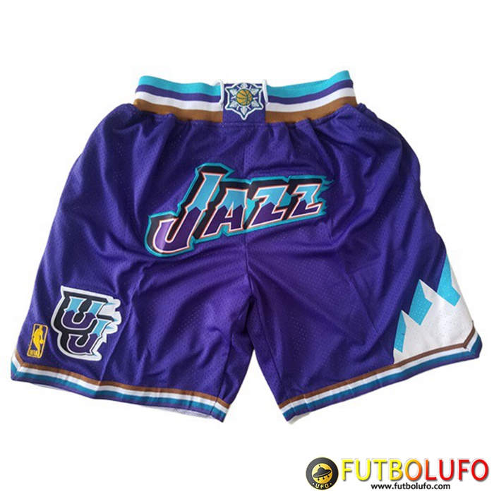 Cortos NBA Utah Jazz Violeta