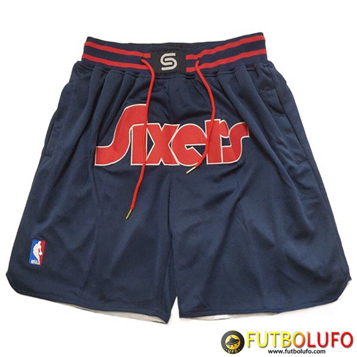 Cortos NBA Philadelphia 76ers Azul Oscuro