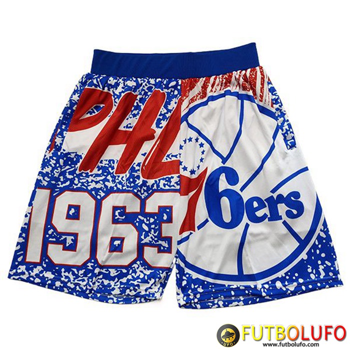 Cortos NBA Philadelphia 76ers Azul