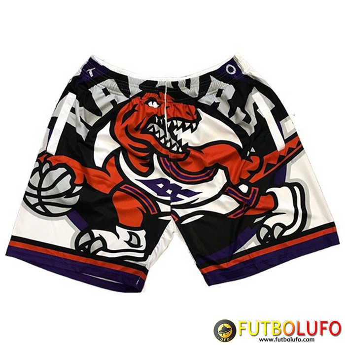 Cortos NBA Toronto Raptors Blanco