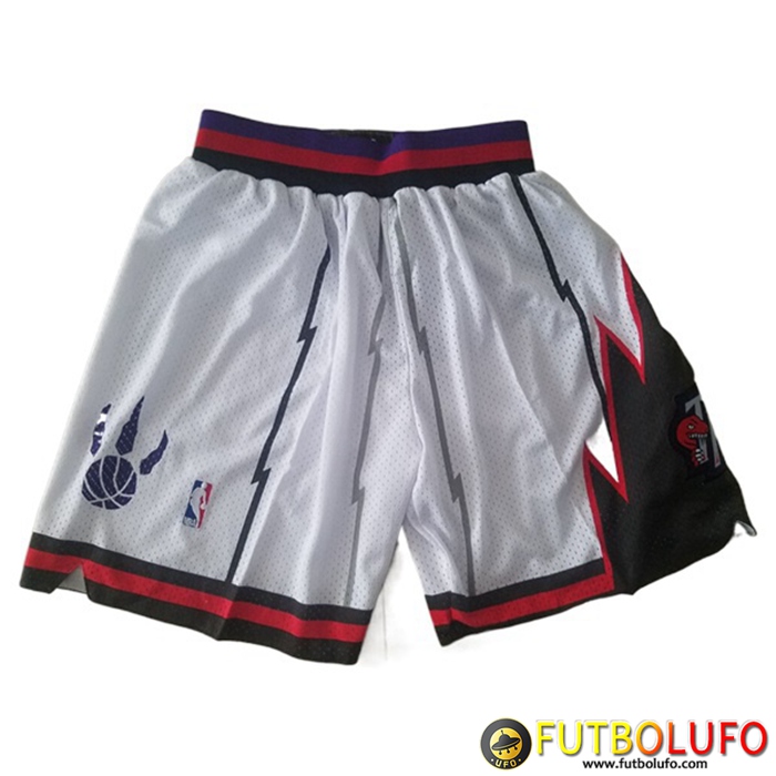 Cortos NBA Toronto Raptors Blanco