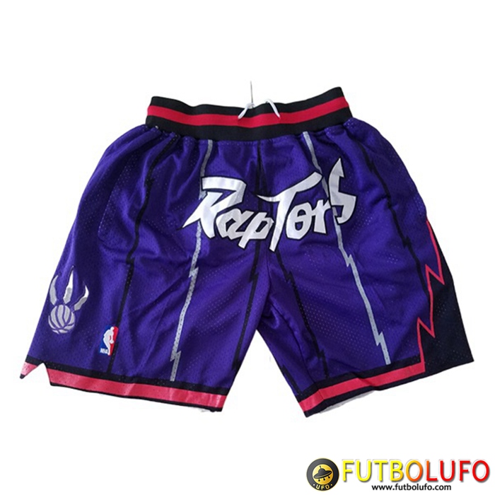 Cortos NBA Toronto Raptors Violeta