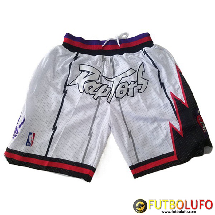 Cortos NBA Toronto Raptors Blanco