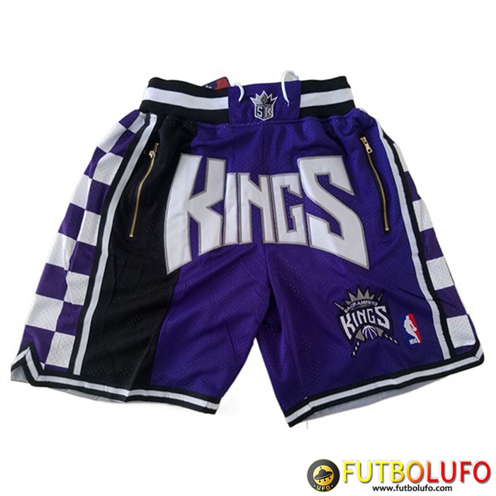 Cortos NBA Sacramento Kings Violeta