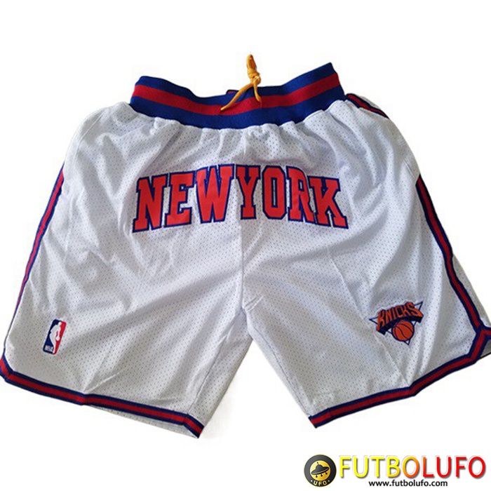 Cortos NBA New York Knicks Blanco