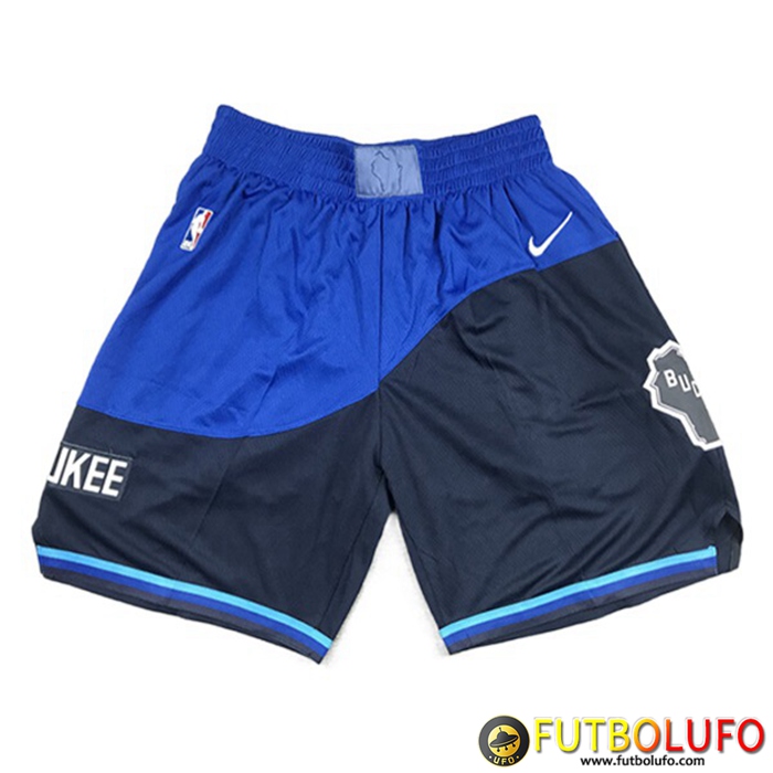 Cortos NBA Milwaukee Bucks Azul