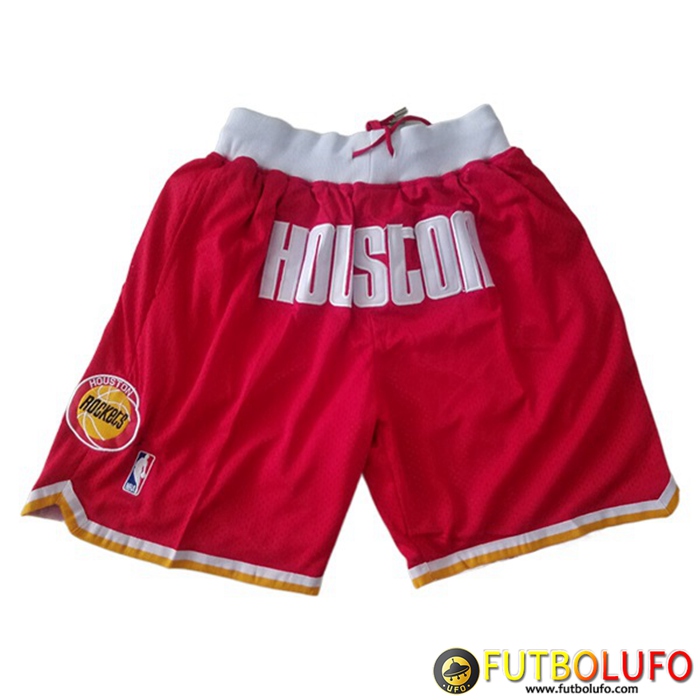 Cortos NBA Houston Rockets Rojo