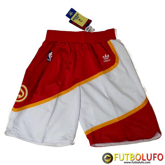 Cortos NBA Atlanta Hawks Rojo/Blanco