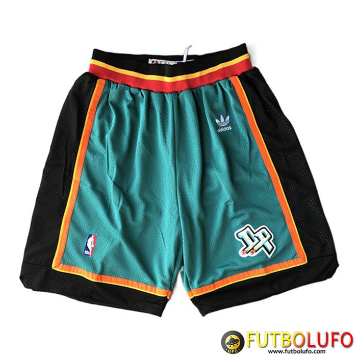 Cortos NBA Detroit Pistons Verde